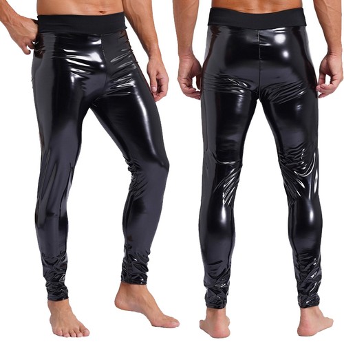 Herren lack leder hose - de,