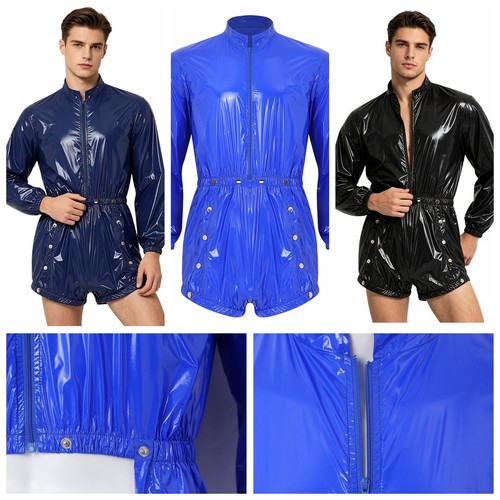 Herren wetlook lack leder body - wetlook,