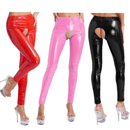 Damen wetlook leggings - damen,
