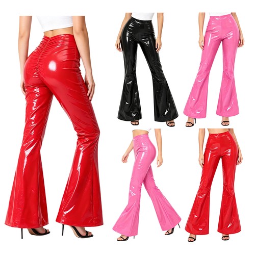 Damen hose mit schlag - de,