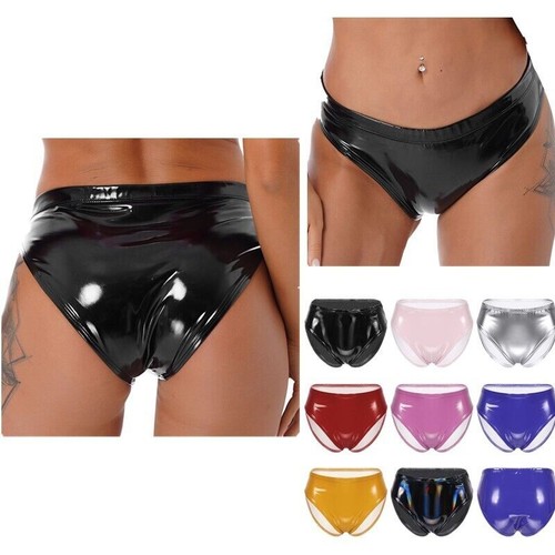 Damen wet look lackleder - de,