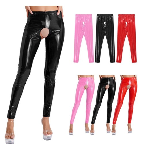 Damen wetlook leggings lack - wetlook,