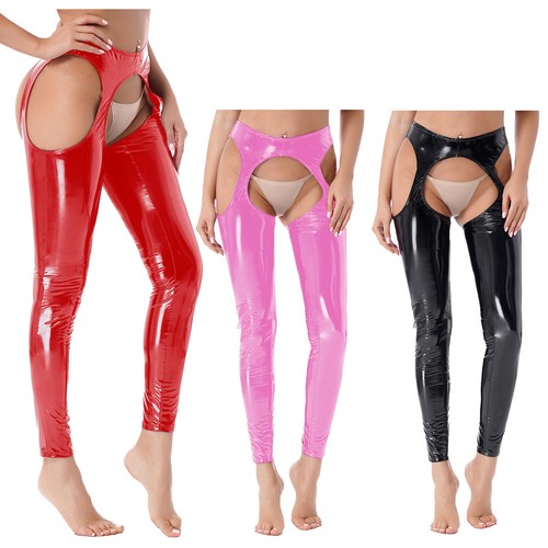 Damen wetlook lackleder - de,