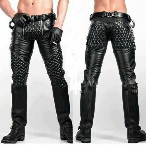 Herren schwarz lederhose - herren,